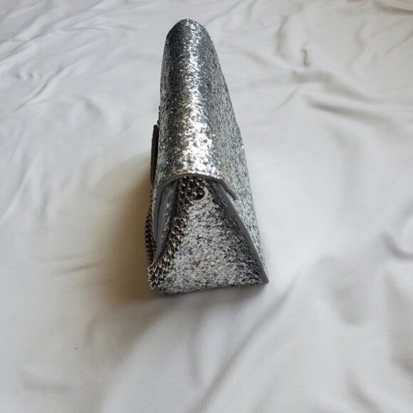 Furla Metropolis Mini Crossbody Bag Silver Glitter - Picture 10 of 11